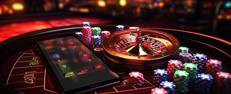 Live Three Card Poker table on oja88 Three Card Poker live table on oja88 with dealer cards and player action buttons